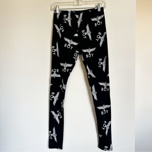 Boy London Leggings with Graphic Logo Eagle Print NWT Women’s S-M